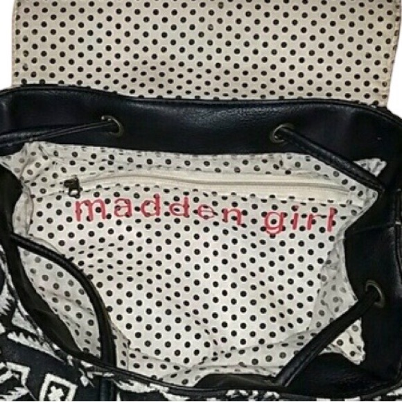 MADDEN GIRL Woven AztecTribal Boho Shoulder Bag or Backpack - Picture 10 of 10